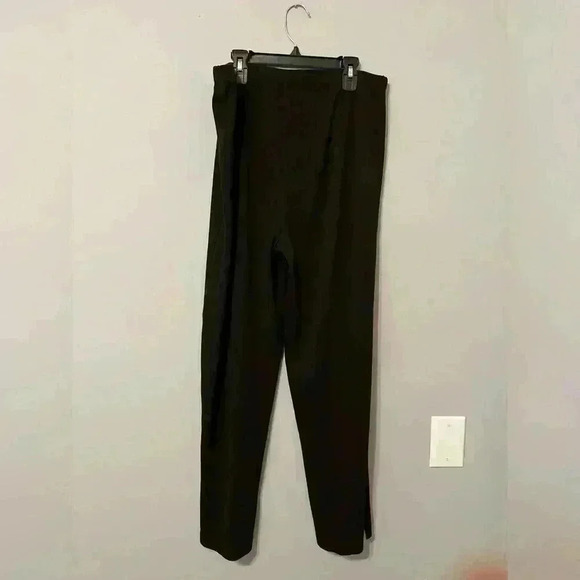 Ming Wang Black Dress Pants with Ankle Slits Size XLarge - Picture 6 of 6